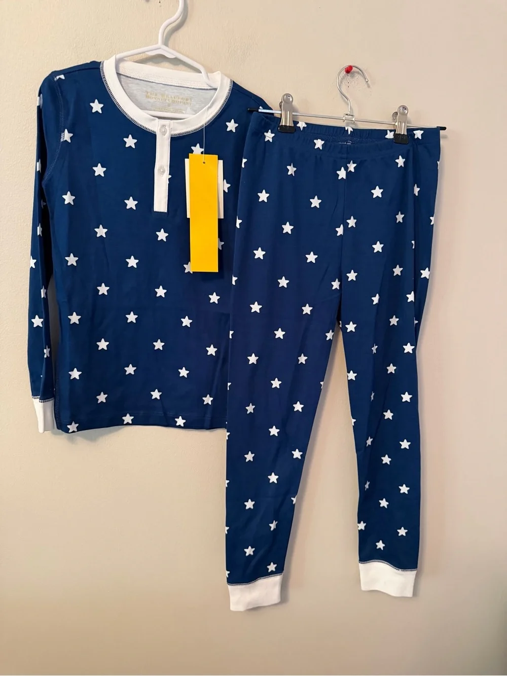 The Beaufort Bonnet Company Navy Star Print Pajama Set